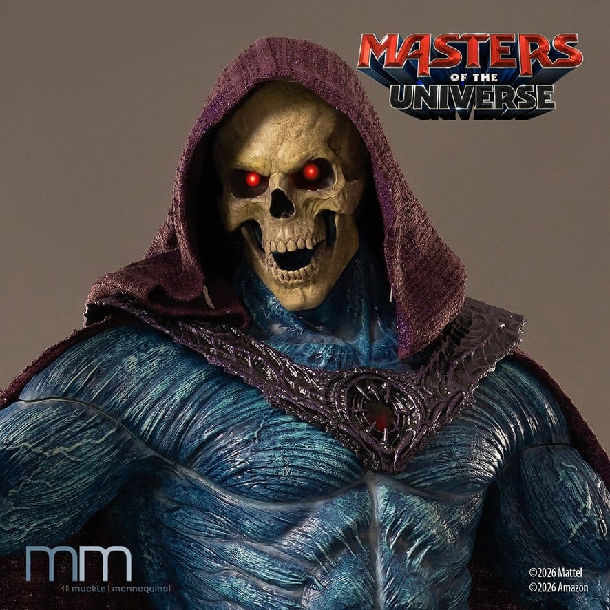Masters of the Universe Lebensgroße Figur Skeletor 221 cm - Preorder - ETA: 25.11.2026