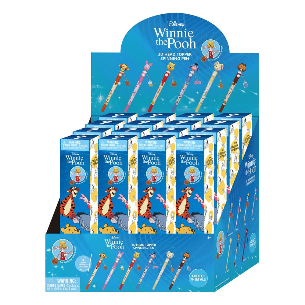 Winnie Puuh Stift 3D Head Topper Spinning Pen - Preorder - ETA: 03.12.2025