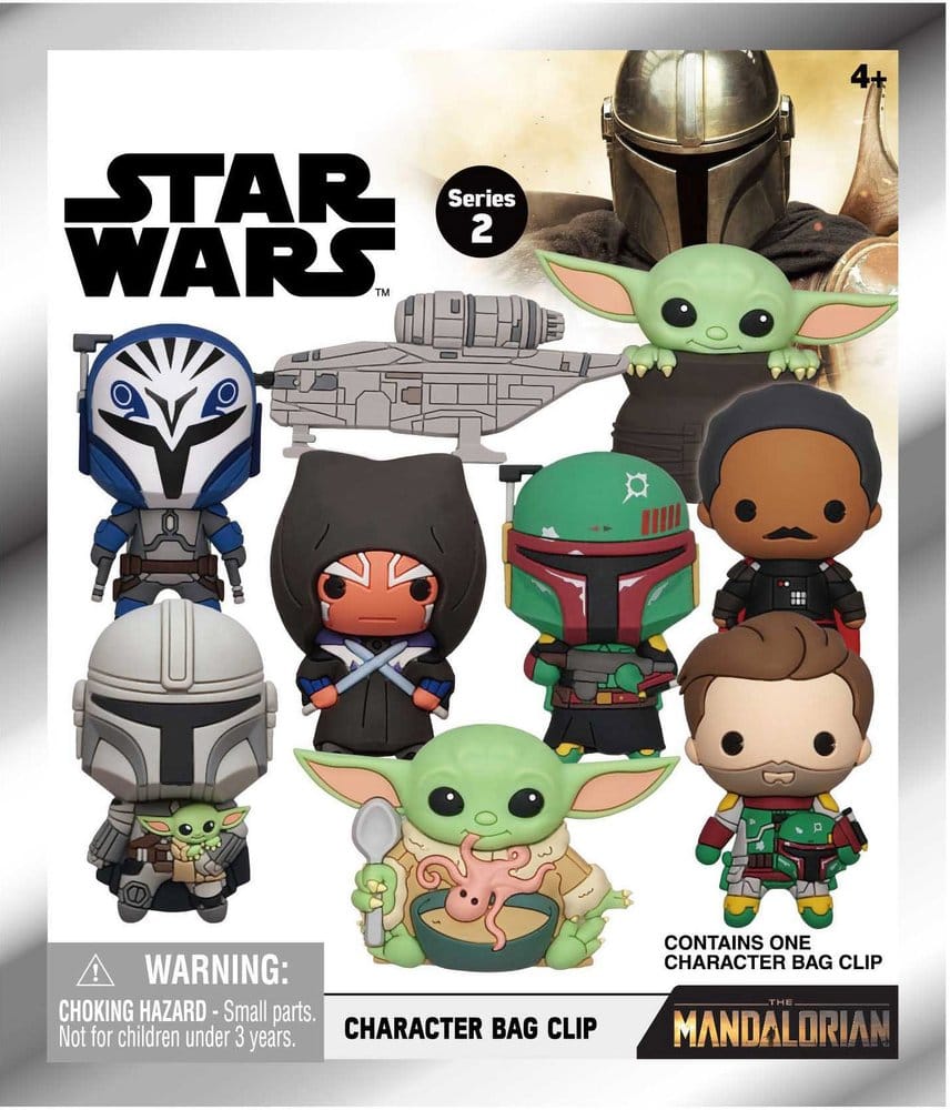 Star Wars Mandalorian 3D PVC-Taschenanhänger Series 2 Display (24) - Preorder - ETA: 29.07.2026