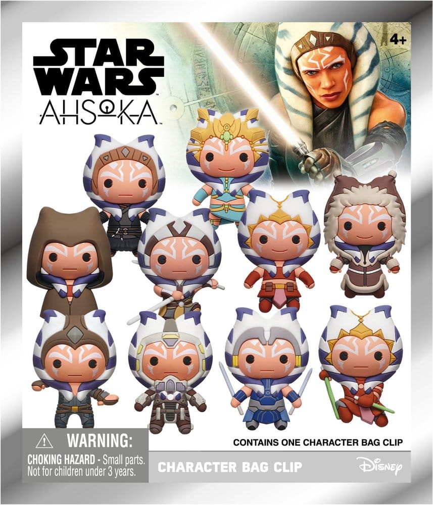 Star Wars Ahsoka 3D PVC-Taschenanhänger Serie 1 Blind Bag Display (24) - Preorder - ETA: 26.10.2026