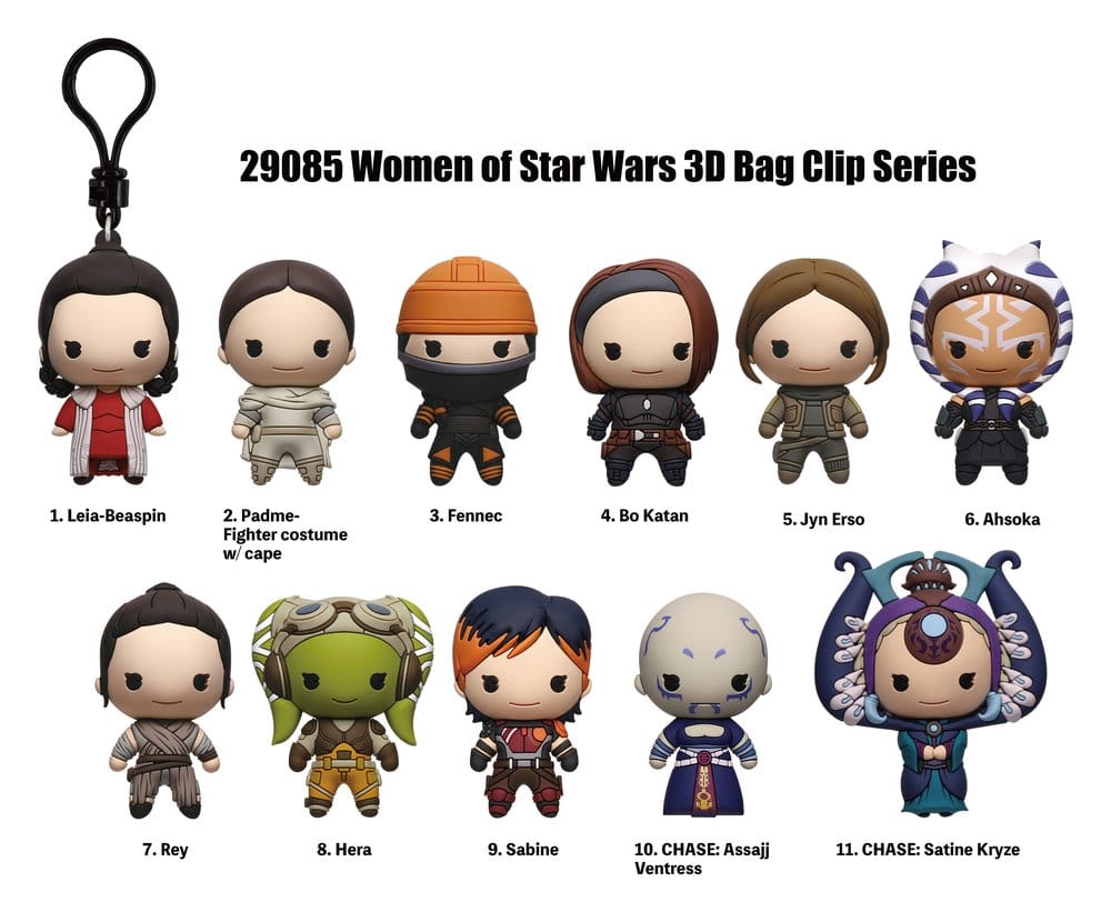 Woman of Star Wars 3D PVC-Taschenanhänger Serie Blind Bag Display (24) - Preorder - ETA: 25.11.2026