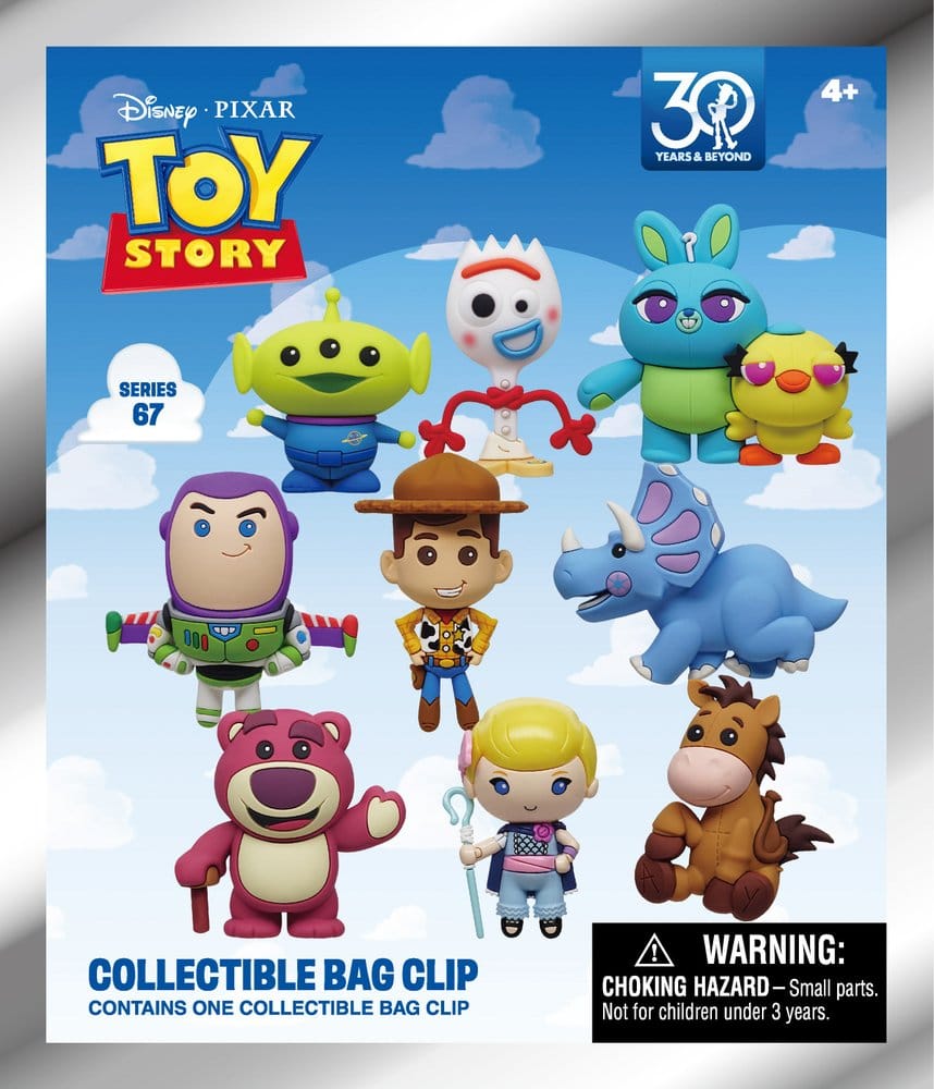 Toy Story 3D PVC-Taschenanhänger 30th Anniversary Series 67 Display (24)             - Preorder - ETA: 26.10.2026