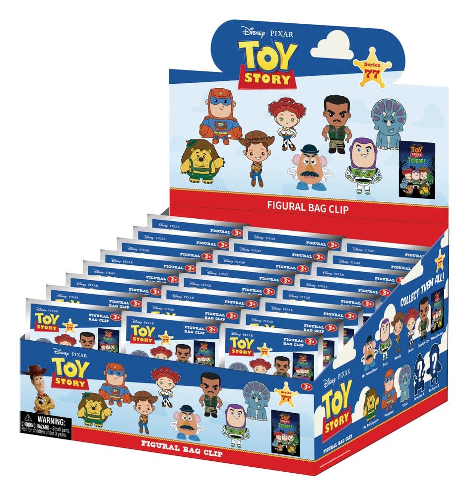 Toy Story 3D PVC-Taschenanhänger Serie 79 Display (24) - Preorder - ETA: 26.10.2026