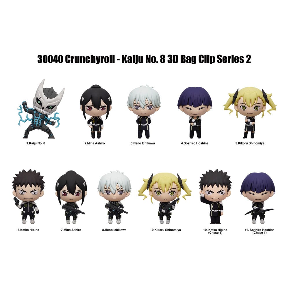 Kaiju No. 8 PVC-Taschenanhänger Series 2 Display (24) - Versand: 7 Tage nach Bestellung