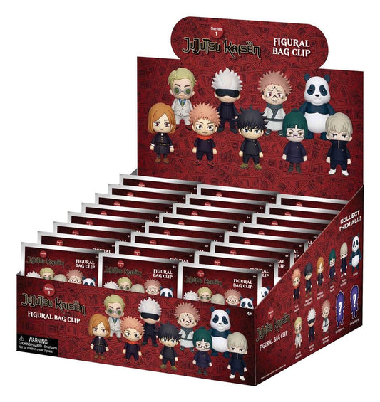 Jujutsu Kaisen 3D PVC-Taschenanhänger Serie 1 Display (24) - Preorder - ETA: 18.07.2026
