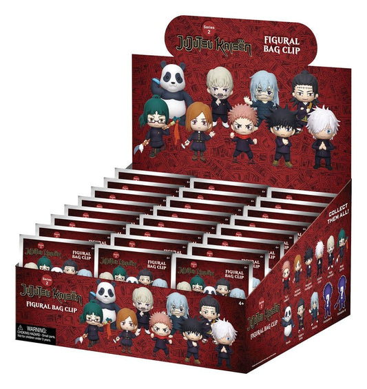 Jujutsu Kaisen 3D PVC-Taschenanhänger Serie 2 Display (24) - Preorder - ETA: 18.09.2026