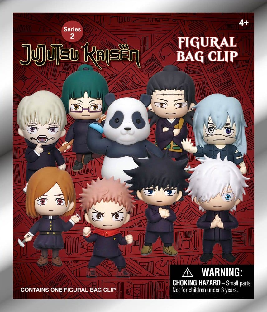 Jujutsu Kaisen 3D PVC-Taschenanhänger Serie 2 Display (24) - Preorder - ETA: 18.09.2026