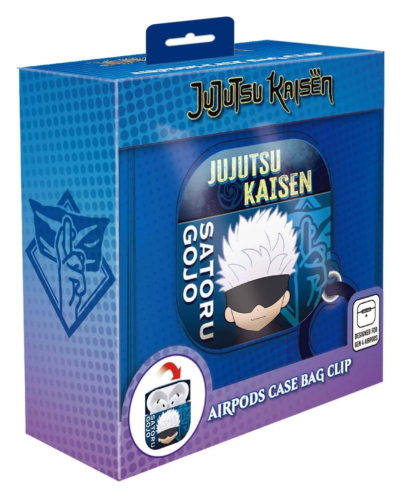 Jujutsu Kaisen 3D Schaumstoff Airpods Hülle Taschenanhänger Gojo Display (12) - Preorder - ETA: 28.12.2026