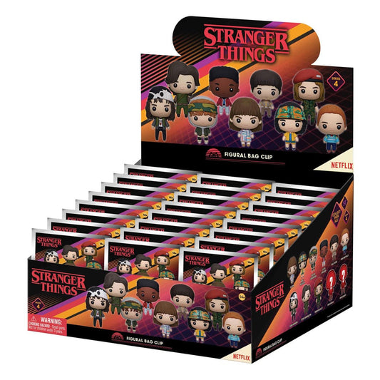 Stranger Things 3D PVC-Taschenanhänger Series 4 Display (24) - Preorder - ETA: 10.04.2026