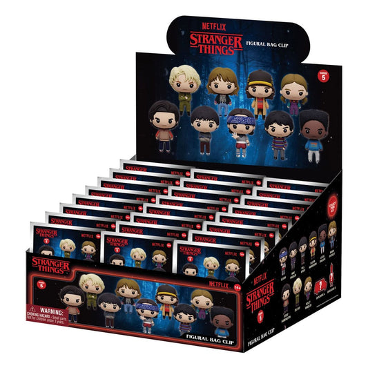 Stranger Things 3D PVC-Taschenanhänger Serie 5 Display (24) - Preorder - ETA: 19.02.2026