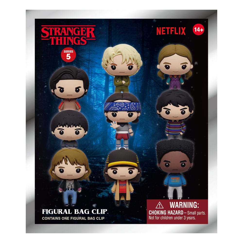 Stranger Things 3D PVC-Taschenanhänger Serie 5 Display (24) - Preorder - ETA: 19.02.2026