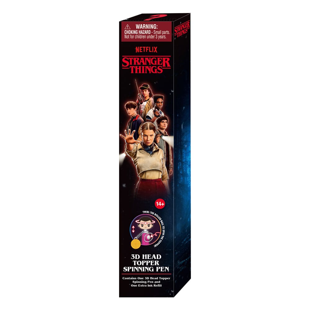 Stranger Things Stift 3D Head Topper Spinning Pen - Preorder - ETA: 28.02.2026