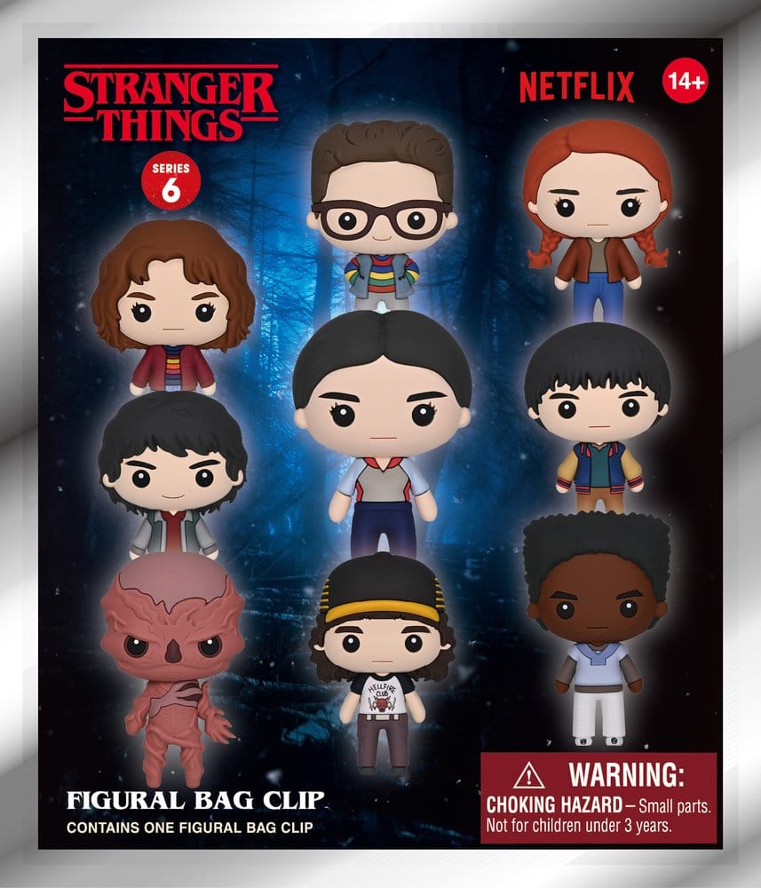 Stranger Things 5 3D PVC-Taschenanhänger Serie 6 Blind Bag Display (24) - Preorder - ETA: 26.10.2026