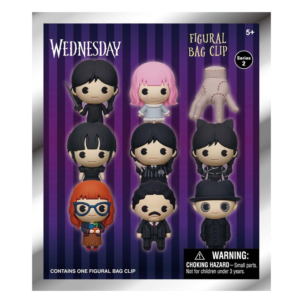 Wednesday 3D PVC-Taschenanhänger Series 2 Display (24)       - Versand: 7 Tage nach Bestellung