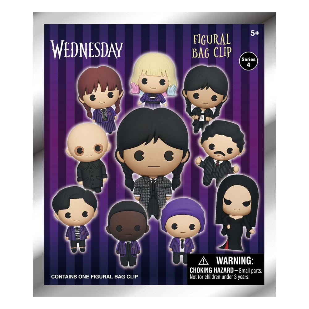 Wednesday 3D PVC-Taschenanhänger Serie 4 Display  (24) - Preorder - ETA: 30.06.2026