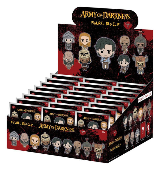 Army of Darkness 3D PVC-Taschenanhänger Serie 1 Blind Bag Display (24) - Preorder - ETA: 04.11.2026