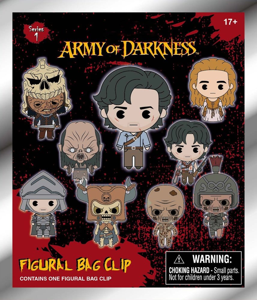Army of Darkness 3D PVC-Taschenanhänger Serie 1 Blind Bag Display (24) - Preorder - ETA: 26.10.2026
