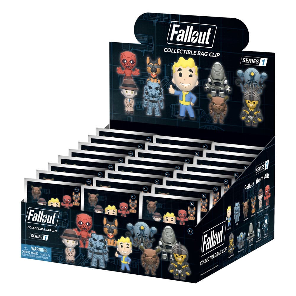 Fallout 3D PVC-Taschenanhänger Serie 1 Display  (24) - Preorder - ETA: 25.02.2026
