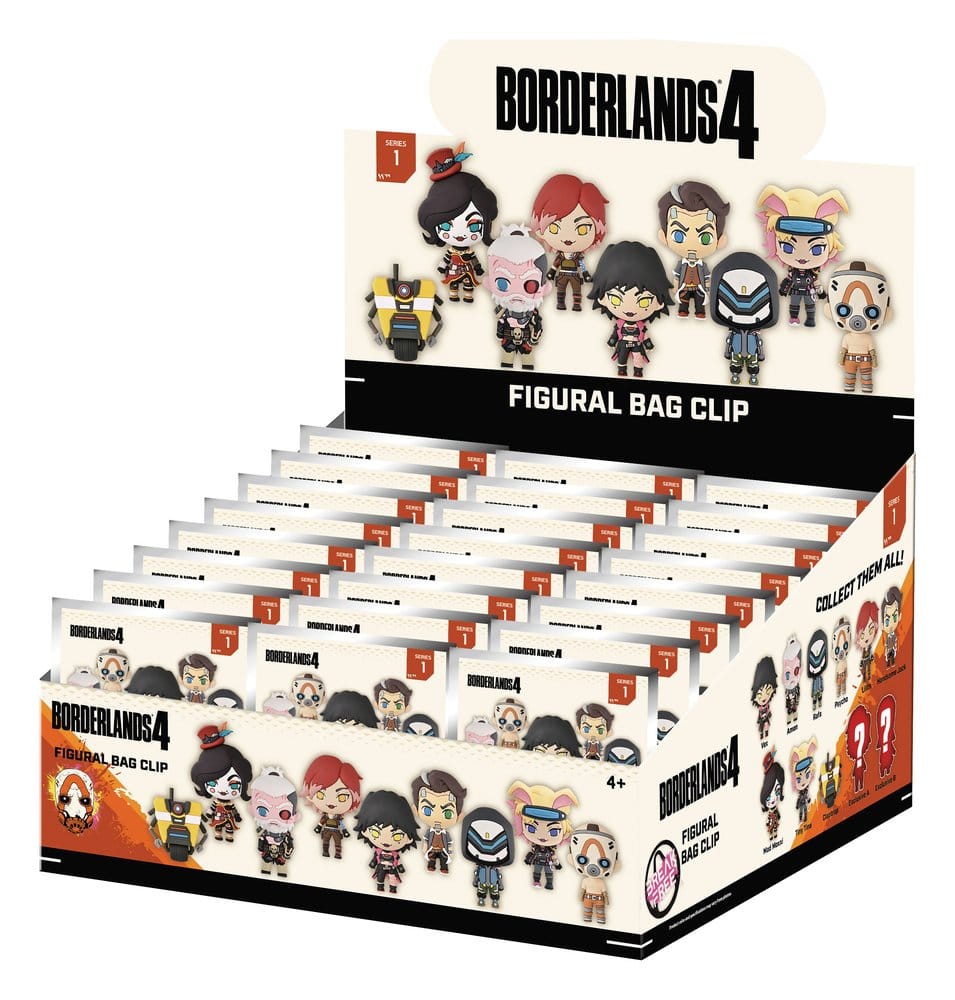 Borderlands 3D PVC-Taschenanhänger Serie 1 Blind Bag Display (24) - Preorder - ETA: 26.10.2026