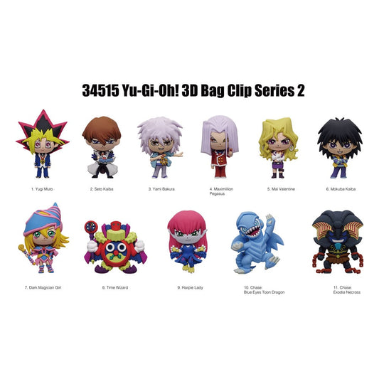 Yu-Gi-Oh PVC-Taschenanhänger Series 2 Display (24) - Preorder - ETA: 06.12.2025