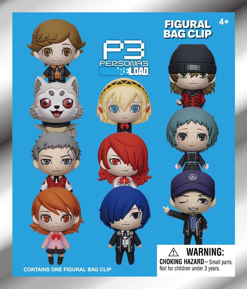 Persona 3 3D PVC-Taschenanhänger Series 1 Display (24) - Preorder - ETA: 29.07.2026