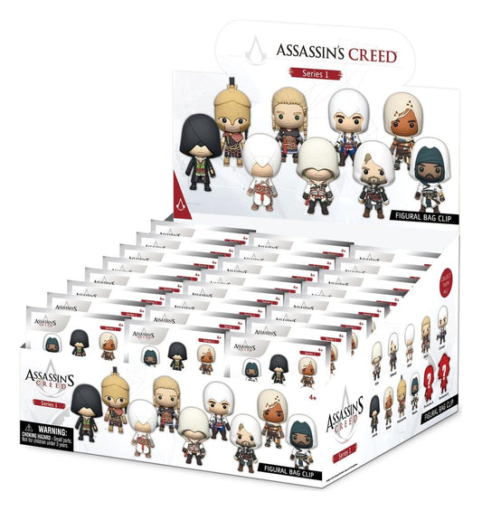 Assassin's Creed 3D PVC-Taschenanhänger Serie 1 Display (24) - Preorder - ETA: 13.08.2026
