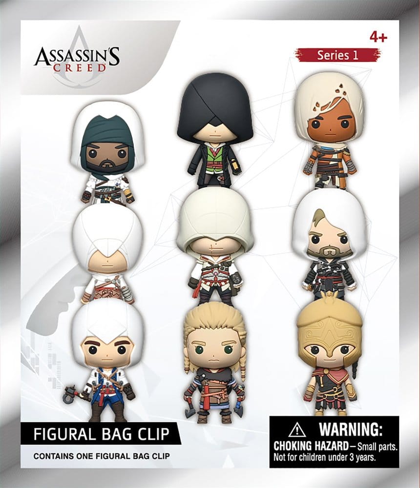 Assassin's Creed 3D PVC-Taschenanhänger Serie 1 Display (24) - Preorder - ETA: 13.08.2026