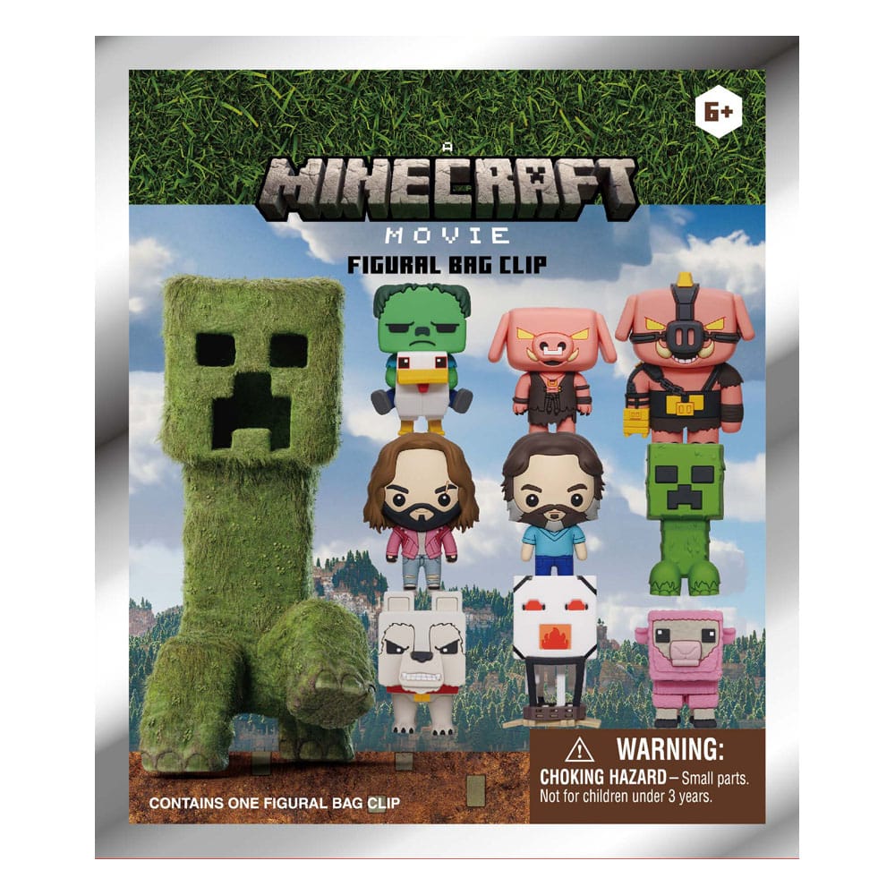 Minecraft 3D PVC-Taschenanhänger Serie 1 Display (24) - Versand: 5-7 Tage nach Bestellung