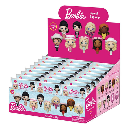 Barbie 3D PVC-Taschenanhänger Serie 2 Display  (24) - Preorder - ETA: 25.02.2026