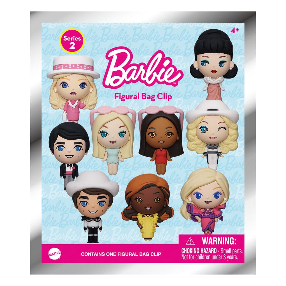 Barbie 3D PVC-Taschenanhänger Serie 2 Display  (24) - Preorder - ETA: 25.02.2026