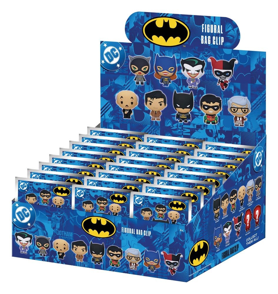 Batman 3D PVC-Taschenanhänger Series 1 Display (24) - Preorder - ETA: 01.07.2026