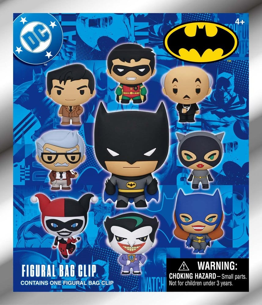 Batman 3D PVC-Taschenanhänger Series 1 Display (24) - Preorder - ETA: 01.07.2026