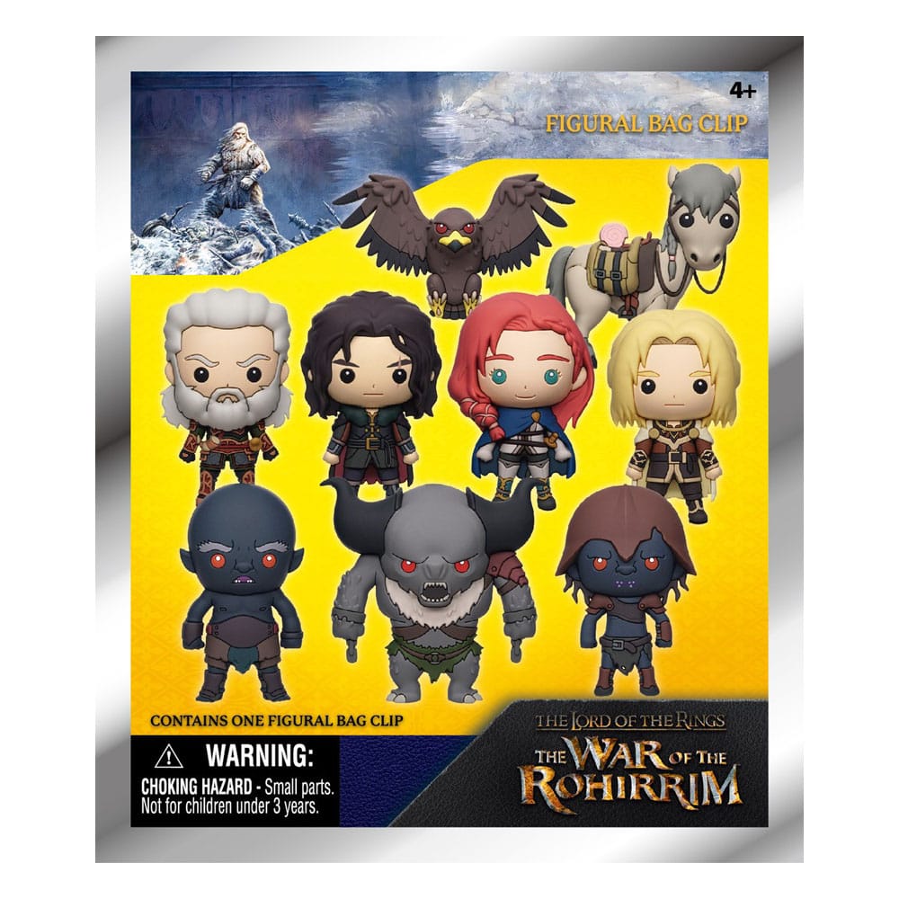 Herr der Ringe: Die Schlacht der Rohirrim 3D PVC-Taschenanhänger Display (24)             - Versand: 5-7 Tage nach Bestellung