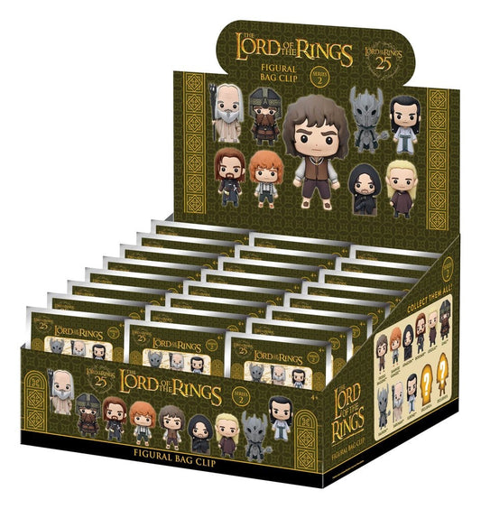 Der Herr der Ringe 3D PVC-Taschenanhänger Serie 2 Display (24) - Preorder - ETA: 22.09.2026
