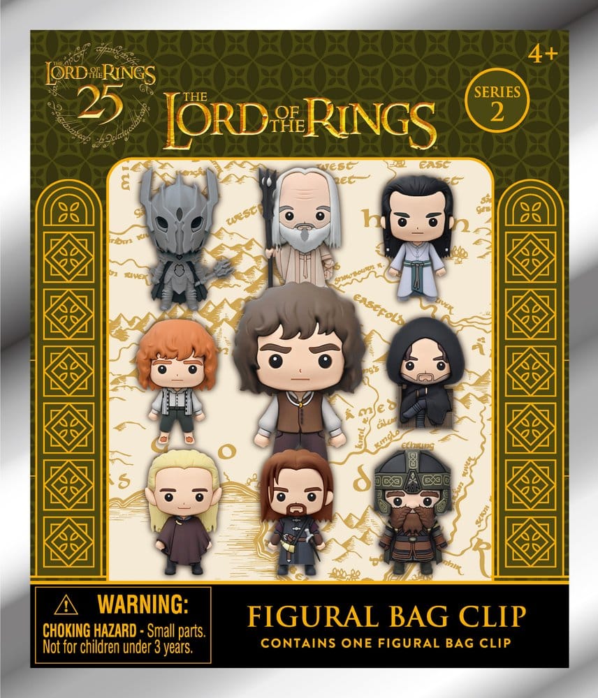 Der Herr der Ringe 3D PVC-Taschenanhänger Serie 2 Display (24) - Preorder - ETA: 13.08.2026