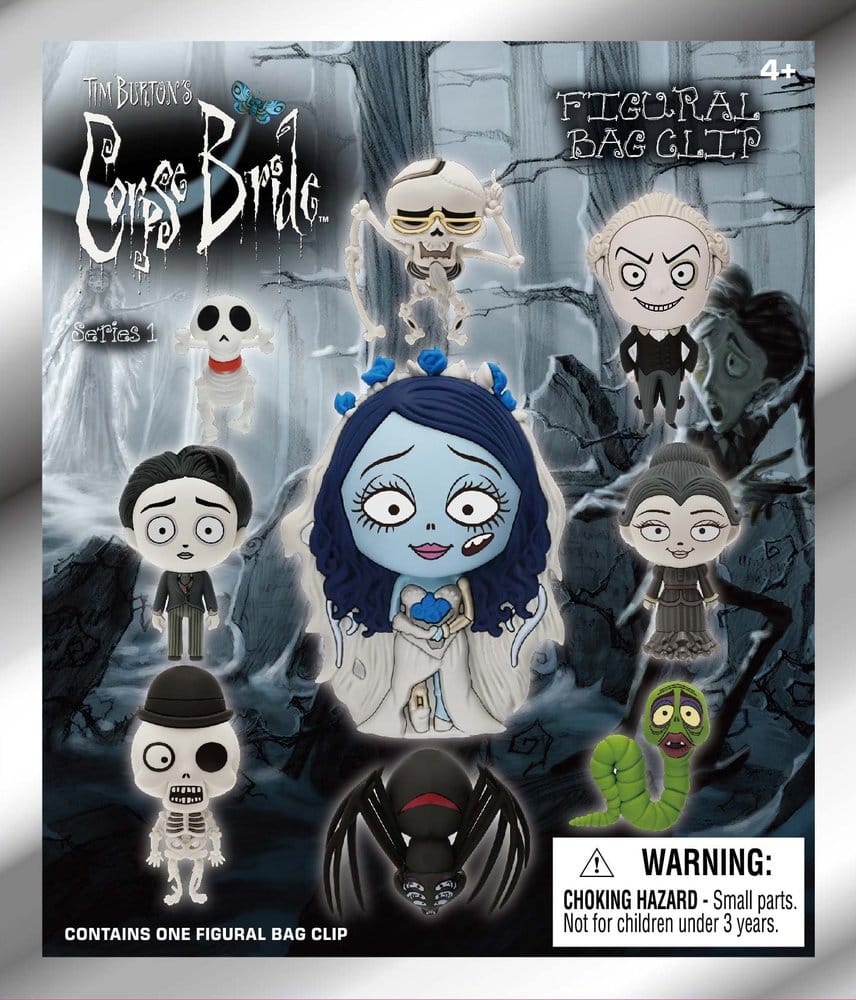 Corpse Bride – Hochzeit mit einer Leiche 3D PVC-Taschenanhänger Serie 1 Blind Bag Display (24) - Preorder - ETA: 28.12.2026