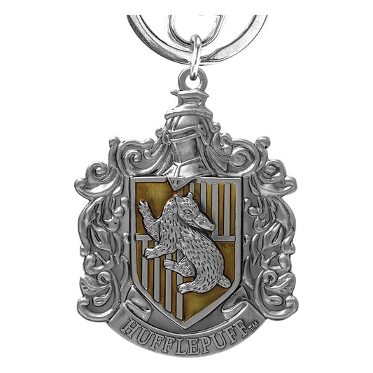 Harry Potter Zinn-Schlüsselanhänger Hufflepuff Crest - Versand: 7 Tage nach Bestellung