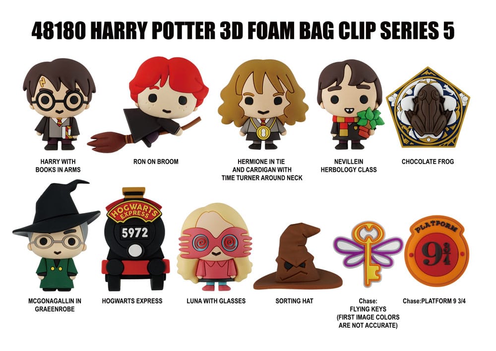 Harry Potter 3D PVC-Taschenanhänger Series 5 Display (24)               - Preorder - ETA: 08.09.2025
