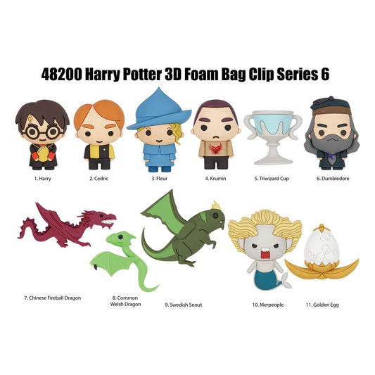 Harry Potter 3D PVC-Taschenanhänger Series 6 Display (24)             - Preorder - ETA: 11.11.2025
