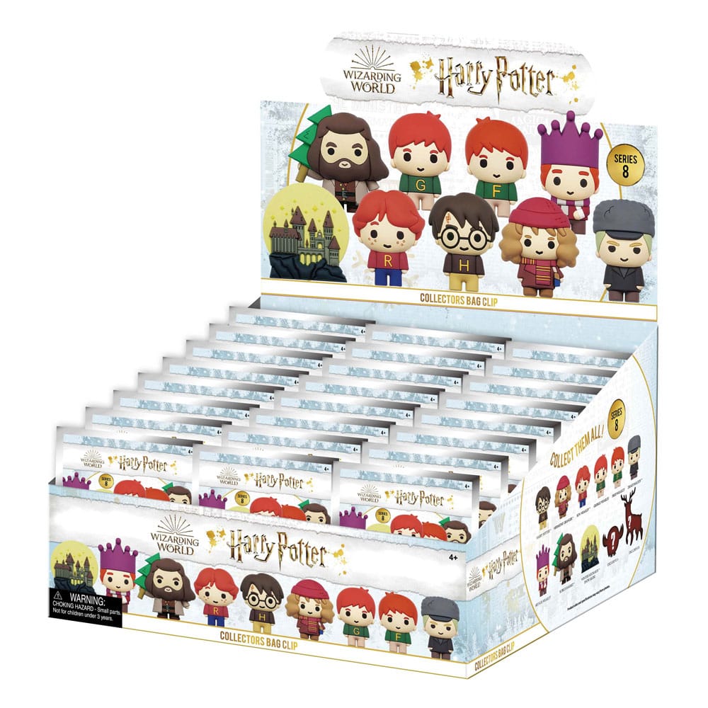 Harry Potter 3D PVC-Taschenanhänger Series 8 Display (24) - Versand: 7 Tage nach Bestellung