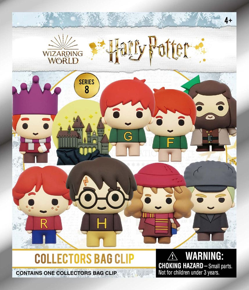 Harry Potter 3D PVC-Taschenanhänger Series 8 Display (24) - Versand: 7 Tage nach Bestellung