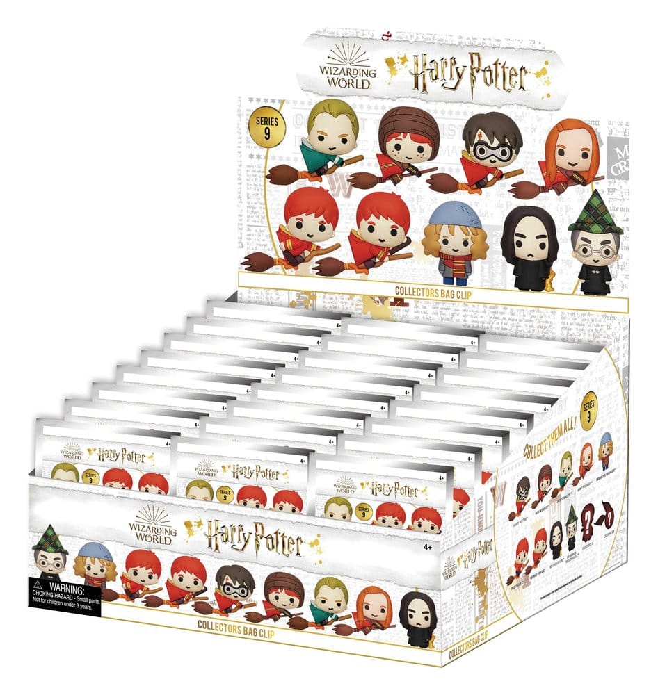 Harry Potter 3D PVC-Taschenanhänger Series 9 Display (24) - Preorder - ETA: 29.07.2026