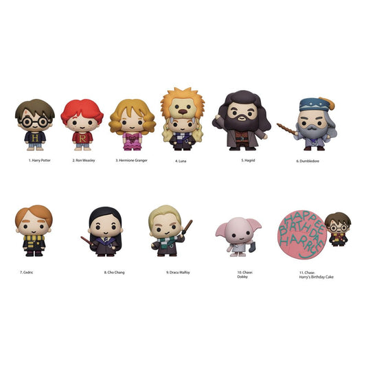 Harry Potter 3D PVC-Taschenanhänger Series 12 Display (24)       - Versand: 5-7 Tage nach Bestellung