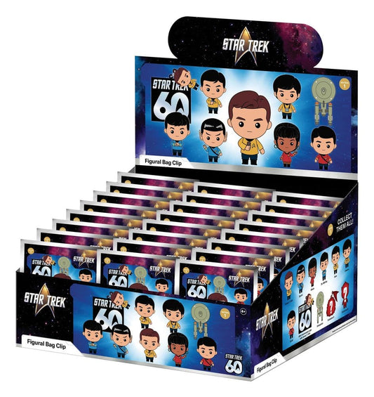 Star Trek 3D PVC-Taschenanhänger Serie 1 Display (24) - Preorder - ETA: 18.07.2026