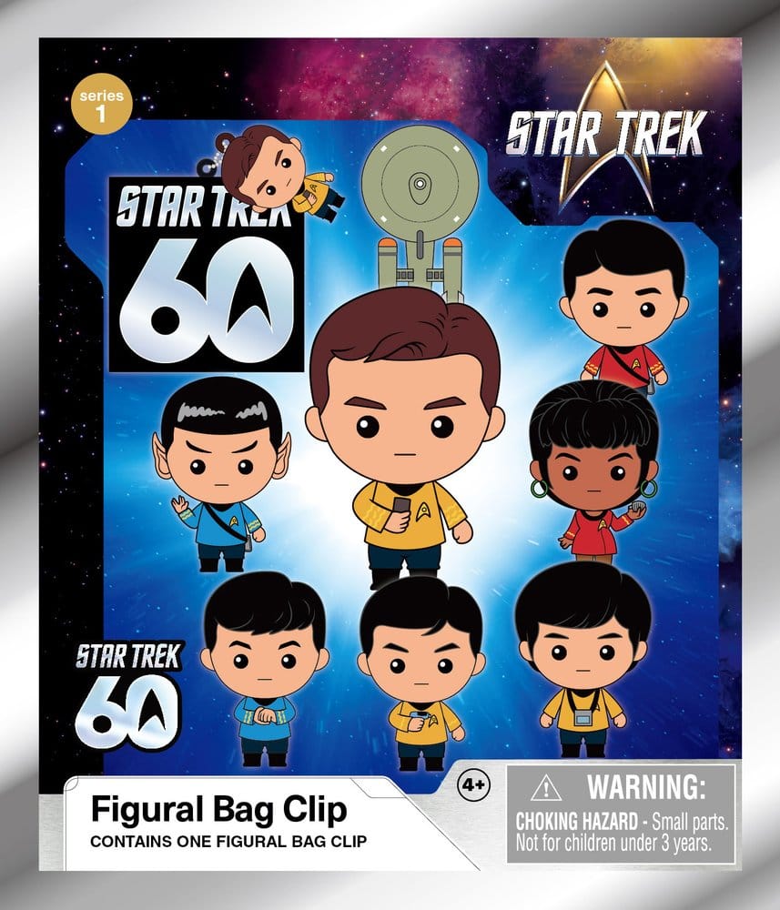 Star Trek 3D PVC-Taschenanhänger Serie 1 Display (24) - Preorder - ETA: 18.07.2026