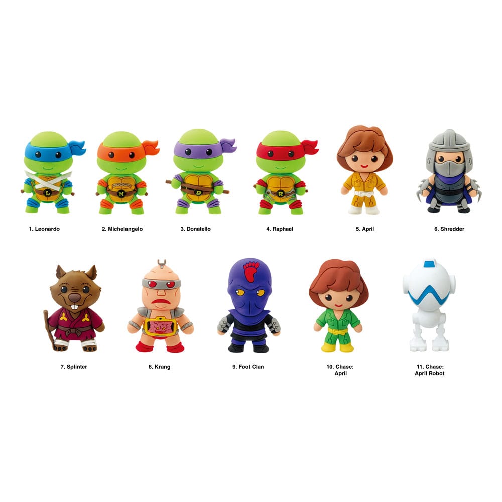 Teenage Mutant Ninja Turtles 3D PVC-Taschenanhänger Series 1 - Blind Bag (1) - sofort verfügbar