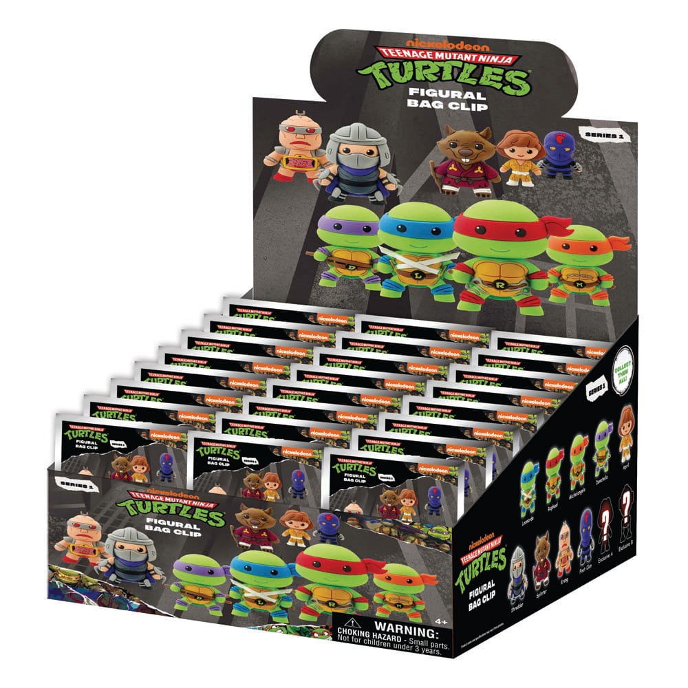 Teenage Mutant Ninja Turtles 3D PVC-Taschenanhänger Series 1 - Blind Bag (1) - sofort verfügbar