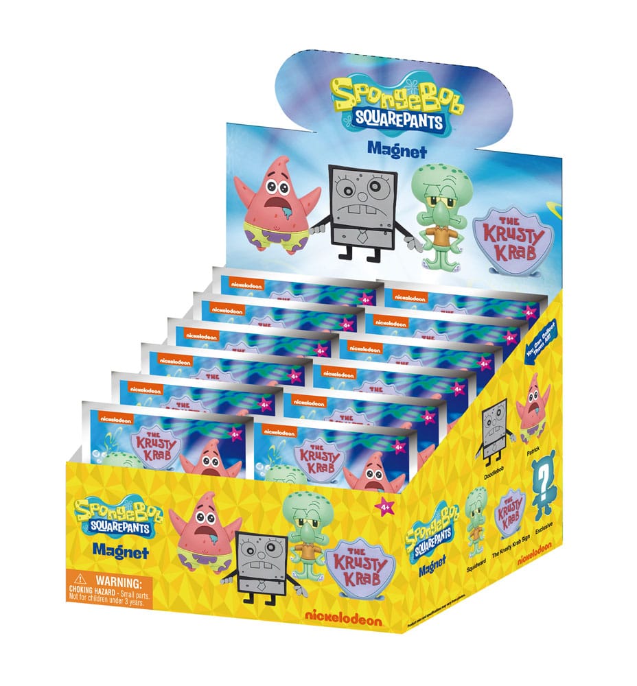 SpongeBob Schwammkopf 3D Magnete Series 1 Display (12)            - Preorder - ETA: 01.11.2025