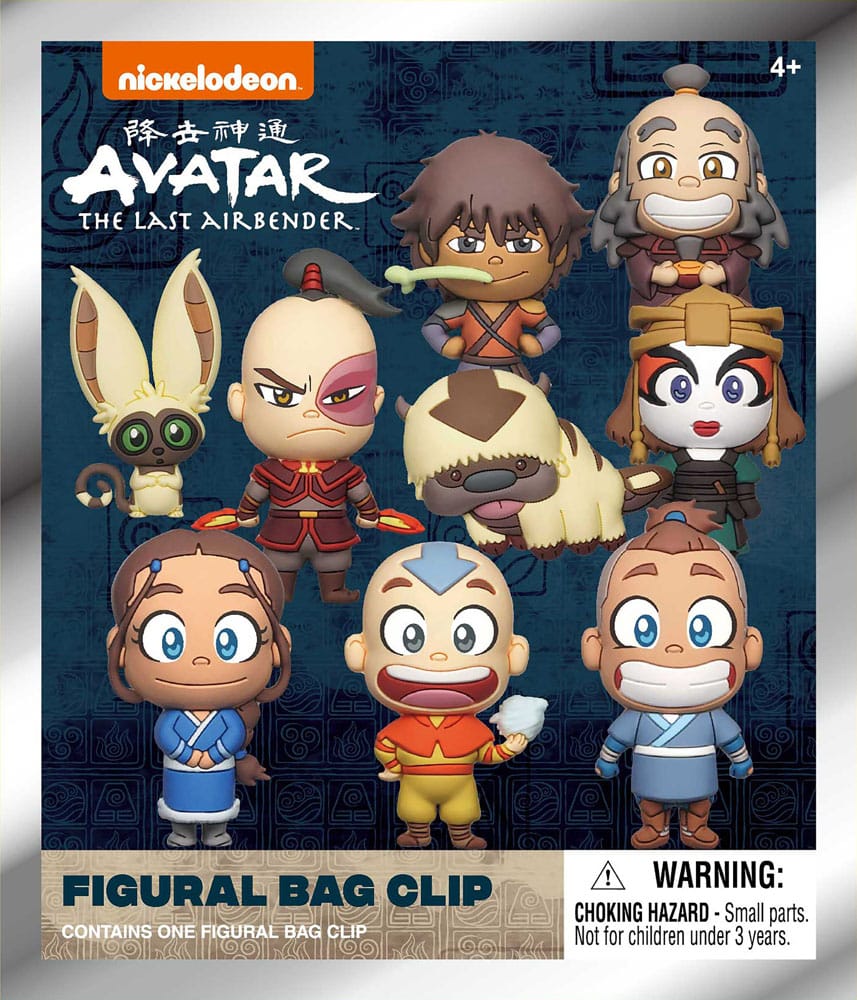 Avatar - Der Herr der Elemente 3D PVC-Taschenanhänger Series 1 Display (24) - Preorder - ETA: 08.01.2026