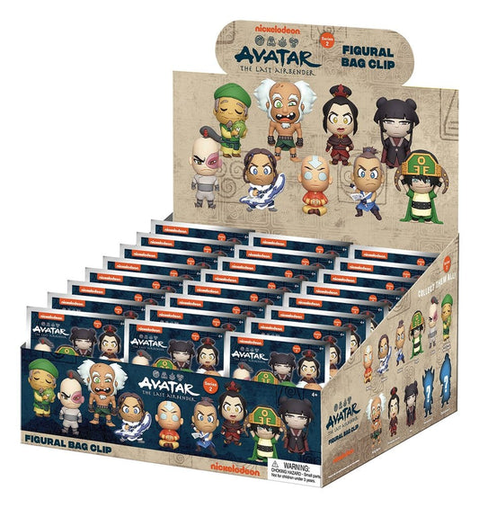 Avatar The Last Airbender 3D PVC-Taschenanhänger Serie 2 Blind Bag Display (24) - Preorder - ETA: 22.12.2026